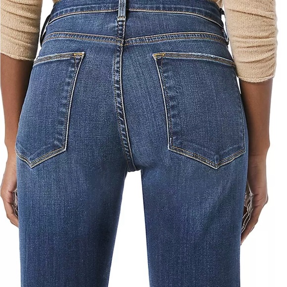 Frame NWT Le High Flare high rise button fly flare leg jeans Size 27 - Picture 13 of 15